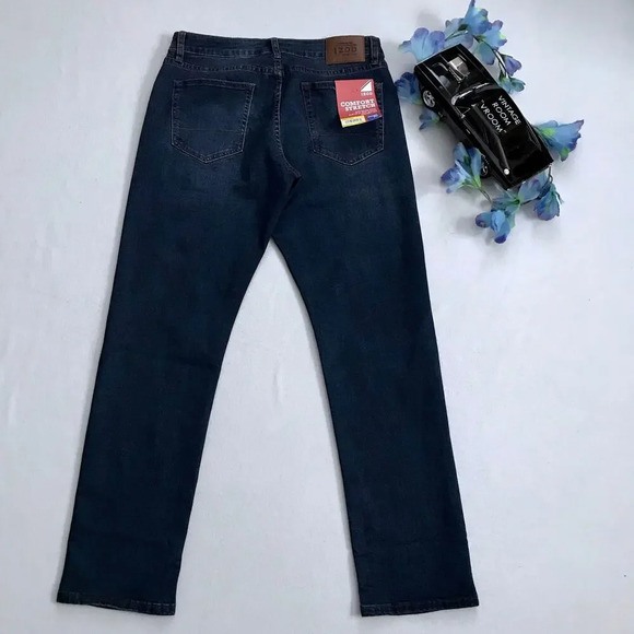 Izod NWOT Comfort Stretch Straight Fit Jeans Men 32x32 - Picture 5 of 10